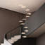 Lustres modernes à haut plafond, lustre en spirale dorée à 12 lumières à intensité variable, grand lustre pour vestibule, vestibule et escalier-1336638033-1336638381