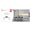 Anita 14.56'' 2 -Light Fixed Track Track Kit with Dimmable and Adjustable Head