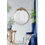 Grand miroir mural rond 36 po x 41 po