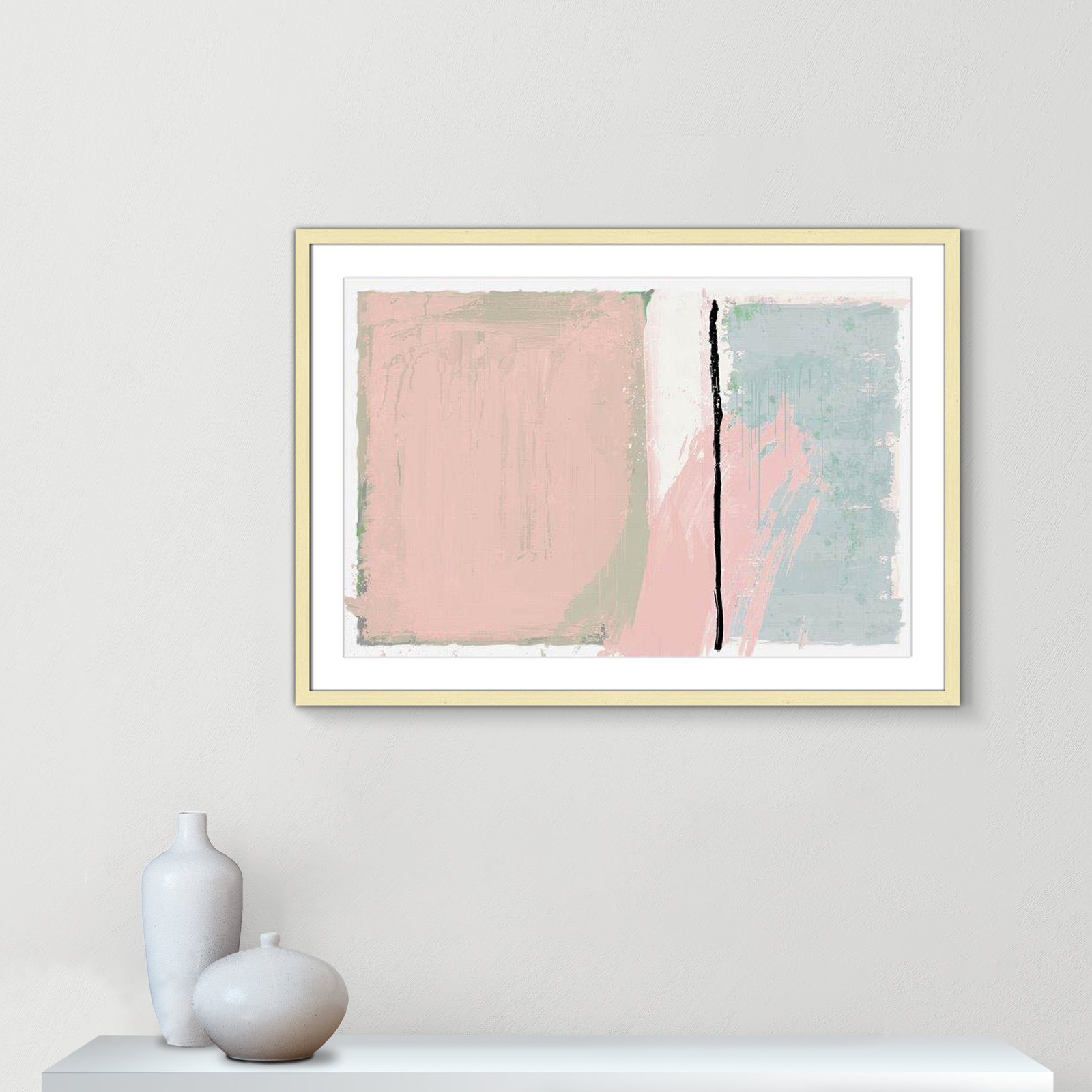 Pastel Opulance by Casa Fine Arts, Gold Box Picture Framed, White, 25.5" H x 35.5" W x 1.25" D