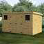 Shiplap Pent Wooden Shed-122082491