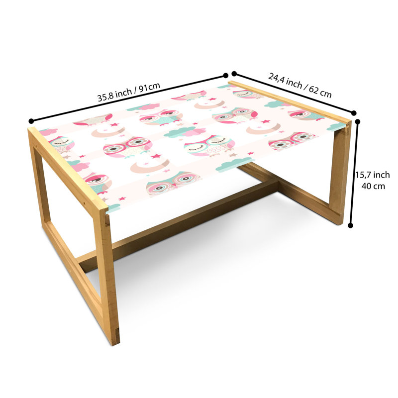 Jailen Sled Coffee Table, 40cm H x 91cm W x 62cm D