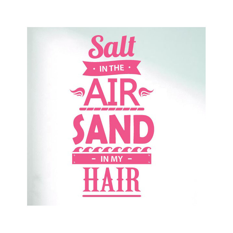 Non-Wall Damaging Wall Decal, Pink, Medium