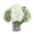 Vert écume de mer / Blanc