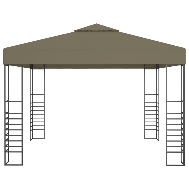 Abri de jardin d'extérieur taupe Garden Gazebo, Gris
