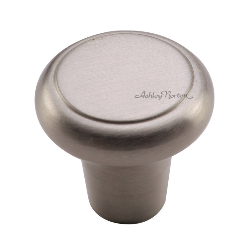 Bouton d'armoire Newport, Nickel satiné, 1 1/2"