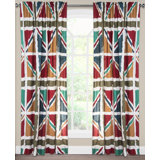 Guro Polyester Semi Sheer Curtain Single Panel