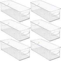 Homemaxs 6pcs Small Plastic Storage Box with Lid Small Storage Bin Box Sundries Storage Box, Size: 8.5x6cm