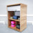 Roll Up Door Gun Cabinet Treasure Chest 18" W x 24.8" H x 11.8" D Garage Door Storage