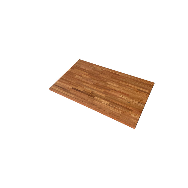 Dessus Knya Butcher Block, 1,5 po x 26 po x 38 po, Chêne rouge