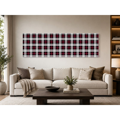 Maroon et écossais blanc - Équipes nationales de basketball sur toile