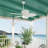 Hunter 52 inch Tropic View Damp Rated Ceiling Fan with Lights and Wall Control-110404131