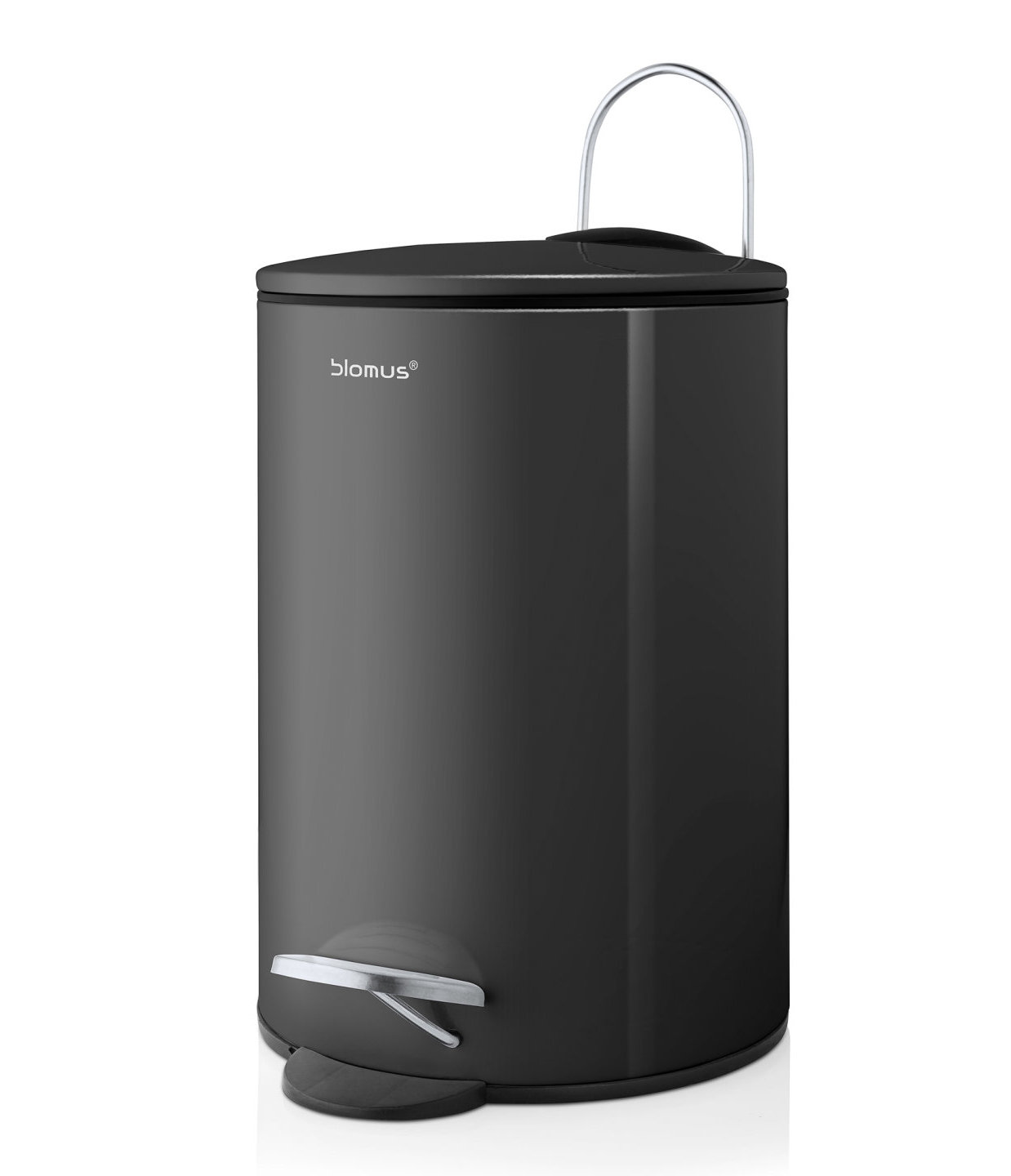 Tubo 0.79gal Step-On Trash Can, Magnet/Charcoal