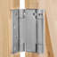 Porte de séparation en bois 35,43 x 47,24 po, portes de séparation à fermeture automatique, porte de séparation avec charnières-117186313