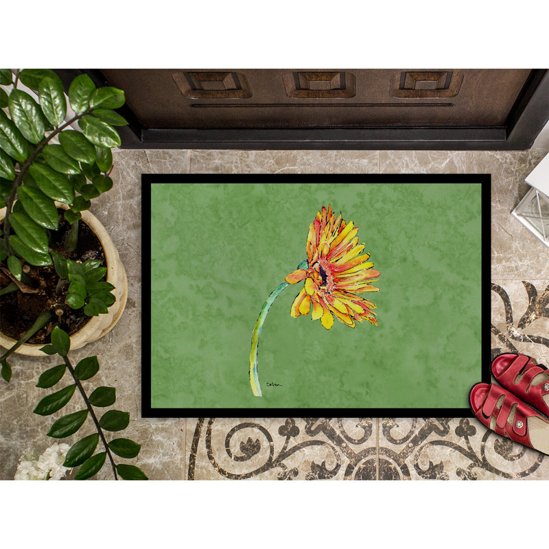 Tapis d'entrée antidérapant Sudeep, Rectangle 1 pi 6 po x 2 pi 3 po