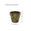 Pot à fleurs suspendu Rustic-28207662