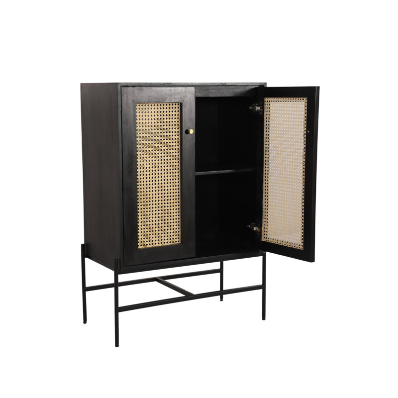Framingham Rattan 2 Door Tall Sideboard / Cabinet