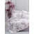 Blanc / lilas floral