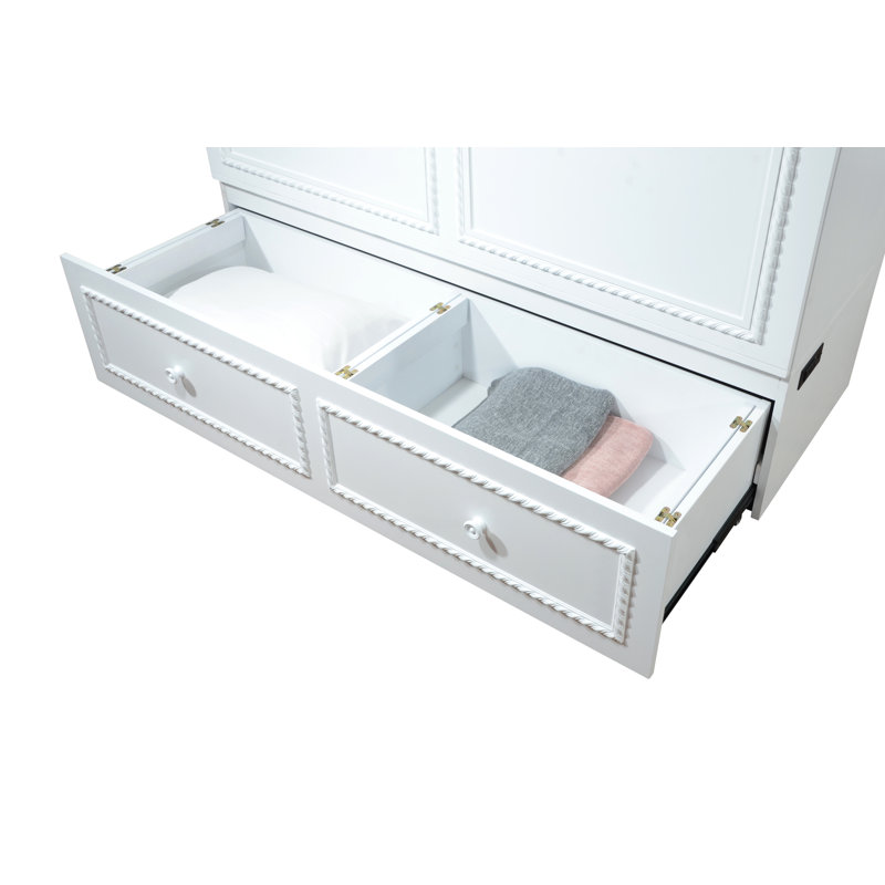 Lit escamotable Huldah, Blanc