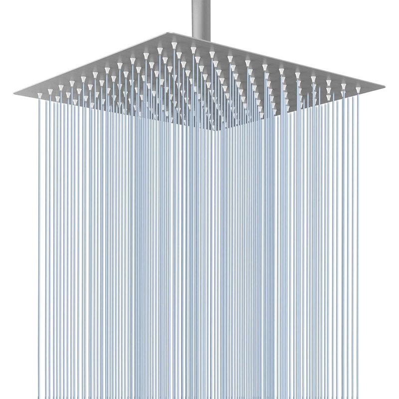 Rain Adjustable Shower Head 2.5 GPM GPM, Brushed Nickel