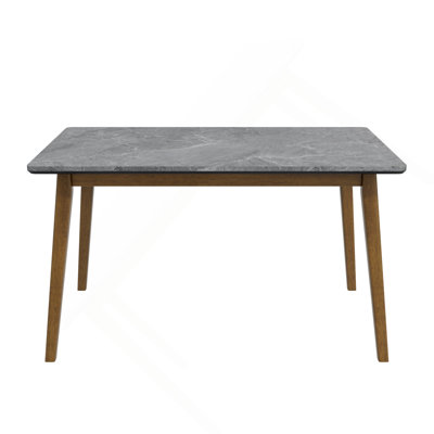 Dining Table with Smart Top in Solid Wood Legs