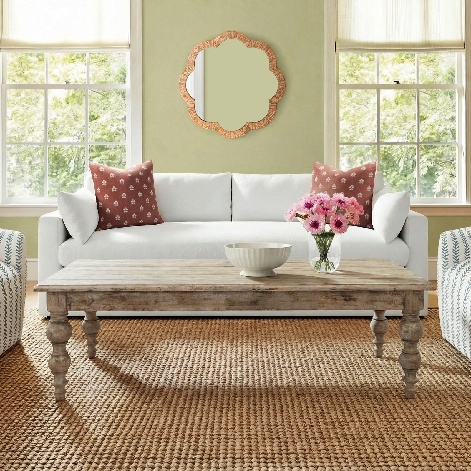 Werner 64" Pine Coffee Table