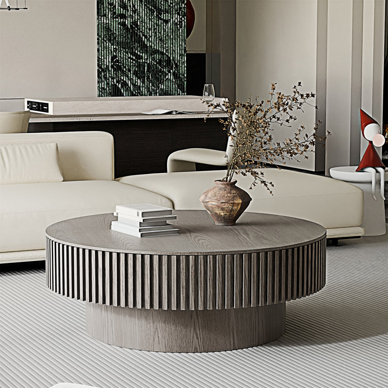 Round Coffee Table With Storage