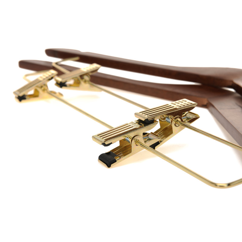 Wood Hangers With Clips