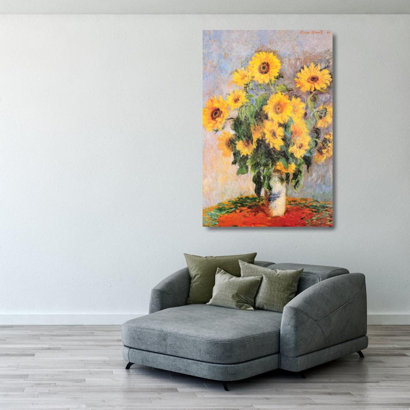 Sunflowers, 40" H x 26" W