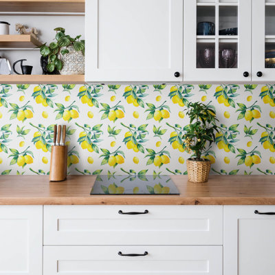 Aundrey 50x100 cm Pvc Singular Tile inGreen