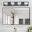 Luminaire de salle de bain 26 po avec 4 lumières à DEL noires modernes pour salle de bain et miroir-1144949256-1144949263