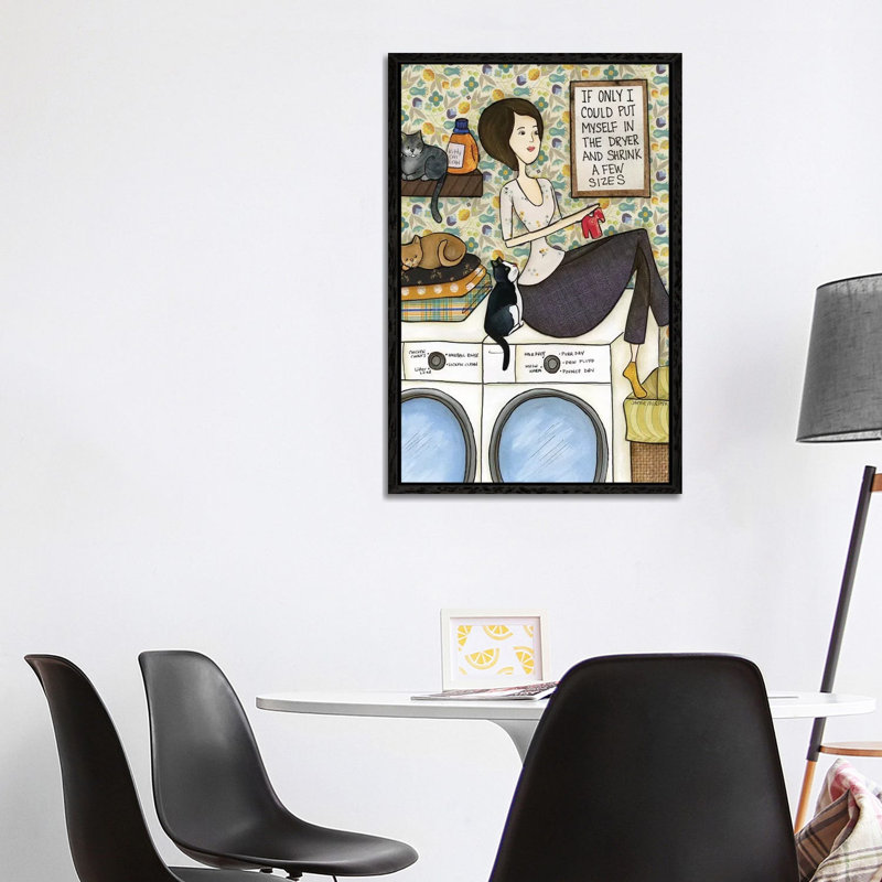 If Only by Jamie Morath - Print on Canvas, 101.6cm H x 66.04cm W x 3.81cm D, Black Floater Framed