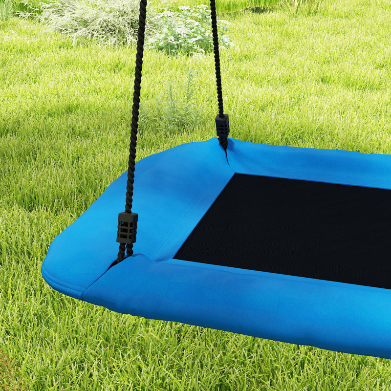 AIYAPLAY Nest Swing for Kids Swing Seat, Adjustable Ropes, 300KG Blue