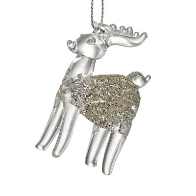 6cm Glass Animals Hanging Figurine Ornament