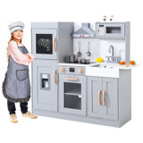 20 Piece Wooden Play Kitchen Set