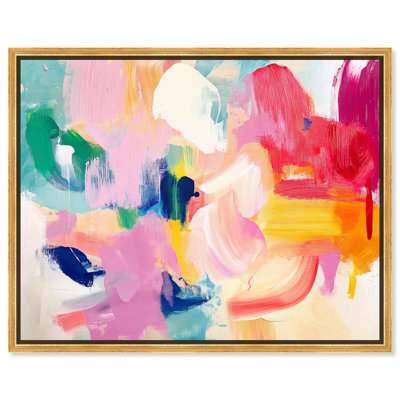 Pigment Play I Canvas Abstracts par