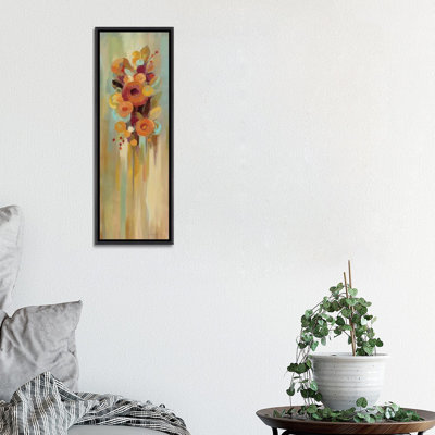 «Tall Autumn Flowers I» par Silvia Vassileva, reproduction d'art panoramique sur toile