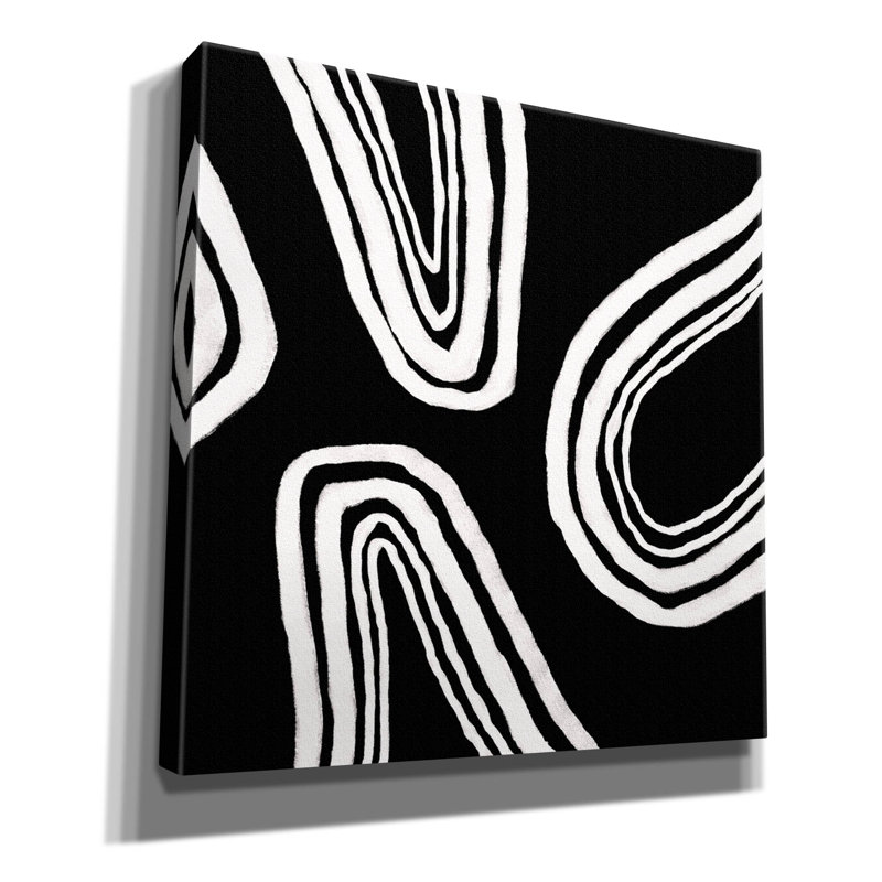 «Dizziness III» par Regina Moore, art mural sur toile, 37 po x 37 po, H 12 po x l 12 po x P 0,75 po