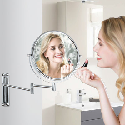Enas Metal Round Wall Mirror