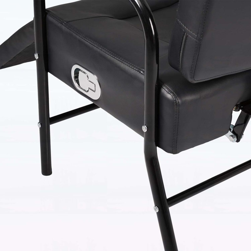 Fauteuil de shampooing inclinable avec repose-pieds