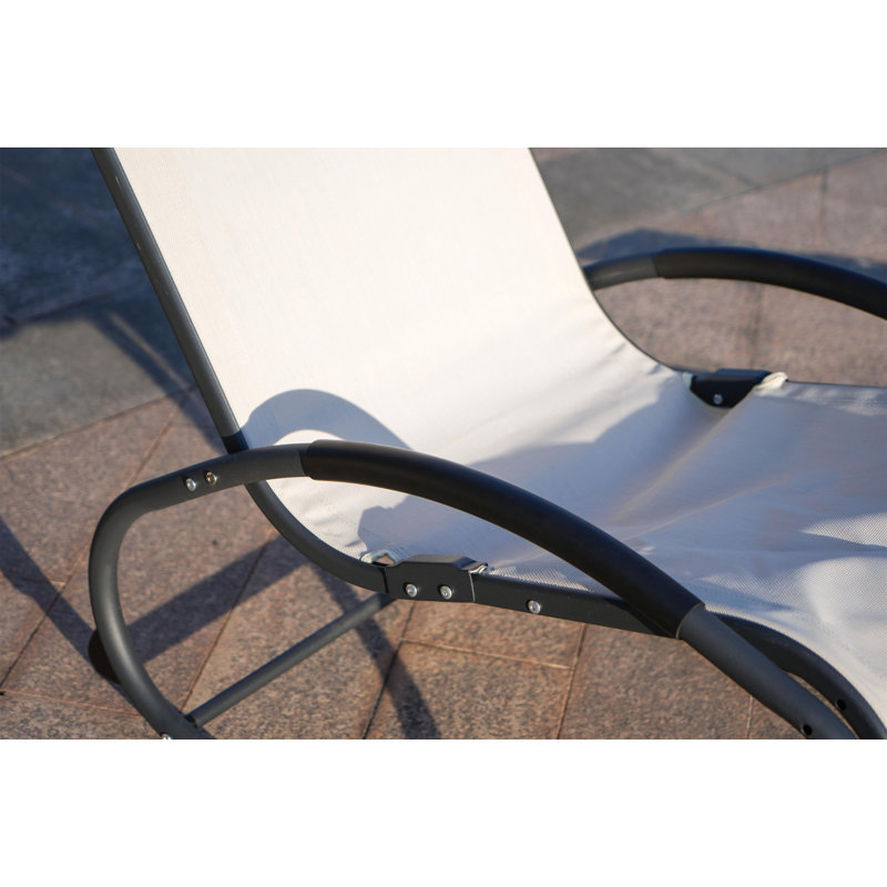 Saechao 58.6'''' Long Single Chaise(Set Of 2), Light Grey