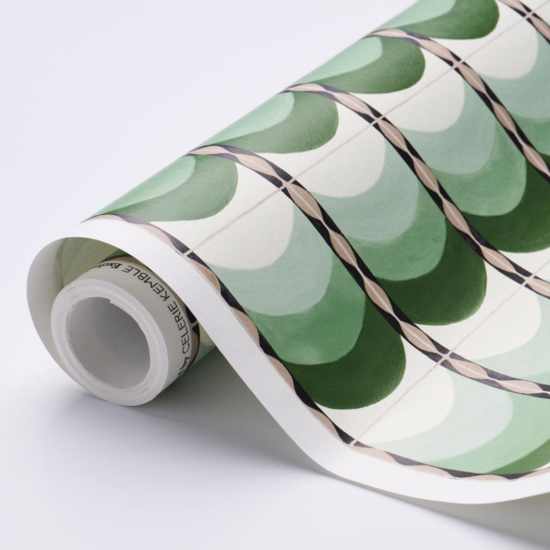 Schumacher x Celerie Kemble Sintra Wallpaper, Green