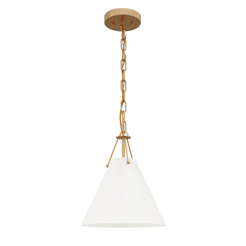 Luminaire suspendu classique réglable à 1 lumière Velvain