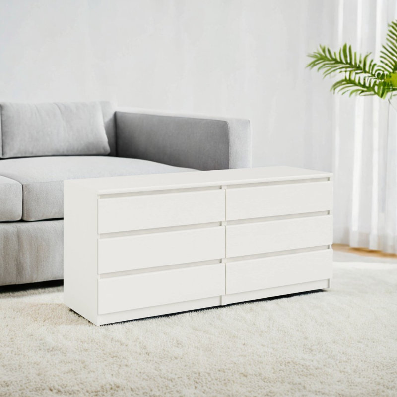 Commode 6 tiroirs 55,12 po