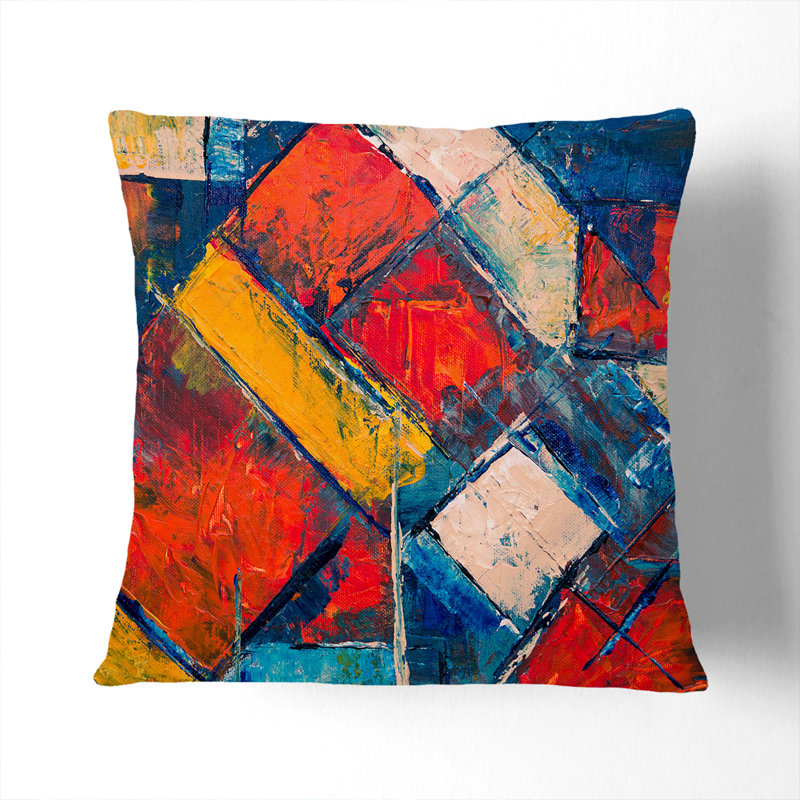 Square Throw Cushion, White, 55 x 55 cm
