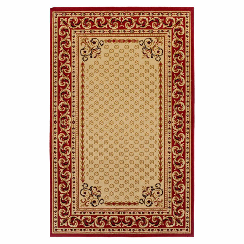 Millburn Area Rug with Non-Slip Backing, Rectangle 5' x 8'