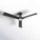 52" Smart Home Compatible 3 Blade Smart Ceiling Fan with Remote