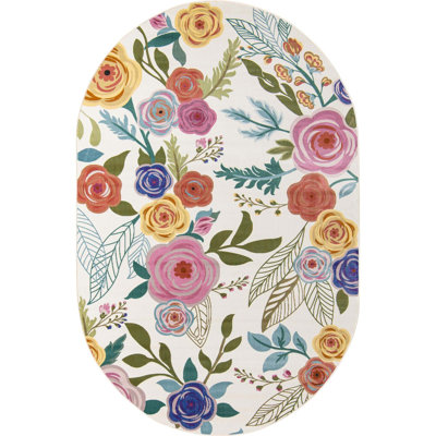 Daigneault Floral Indoor Rug