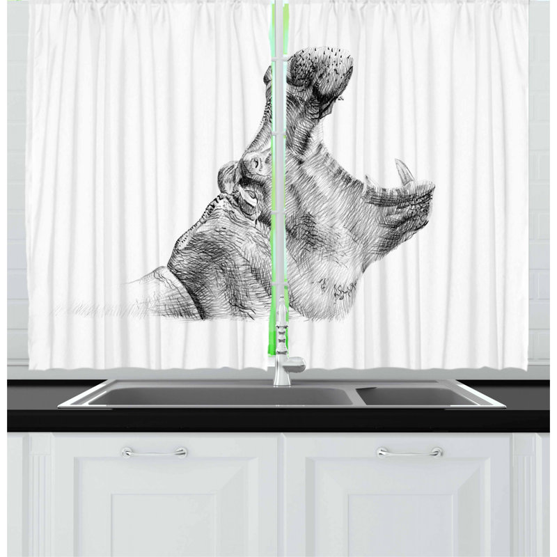 Tailored Kitchen Curtain