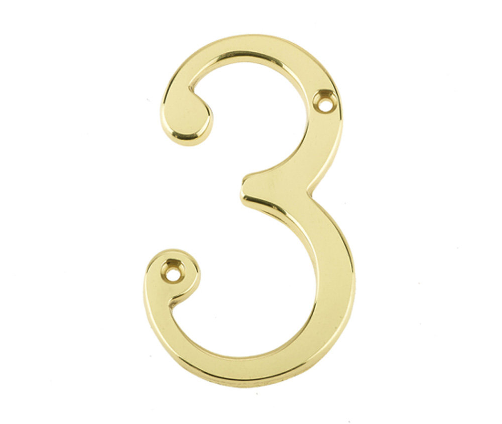 8cm Flush Mount House Number
